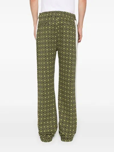 Wales Bonner Power Straight-leg Track Pants In Green