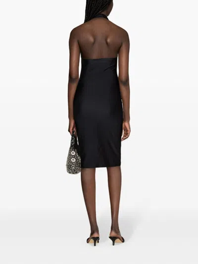 Shop Coperni Cut-out Dress In Black