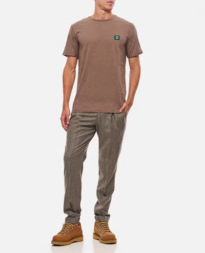 Pt01 Belt-loop Casual Pants In Brown