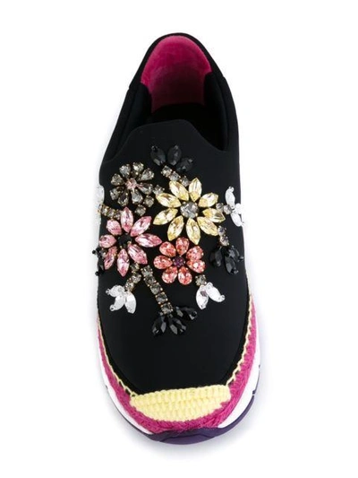 Shop Dolce & Gabbana Barcelona Slip-on Sneakers - Black