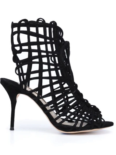 Shop Sophia Webster 'delphine' Booties In Black