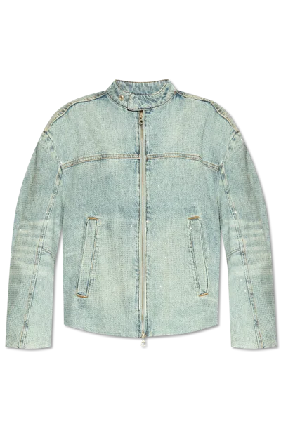 Diesel ‘de-marge-fse' Denim Jacket In Light Blue