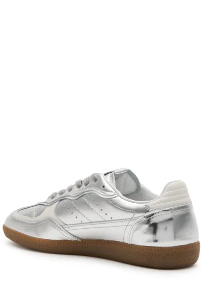 Alohas Tb.490 Rife Shimmer Metallic Leather Sneakers In Silver