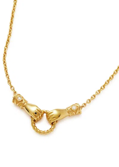 Missoma X Harris Reed In Good Hands 18kt Gold-plated Bracelet In Gold