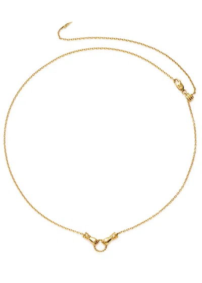Missoma Harris Reed Mini Pendant Slider Necklace In Gold