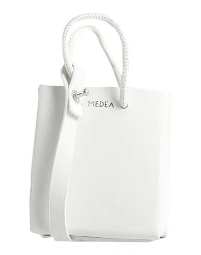 Medea Woman Shoulder Bag Off White Size - Soft Leather In Off White