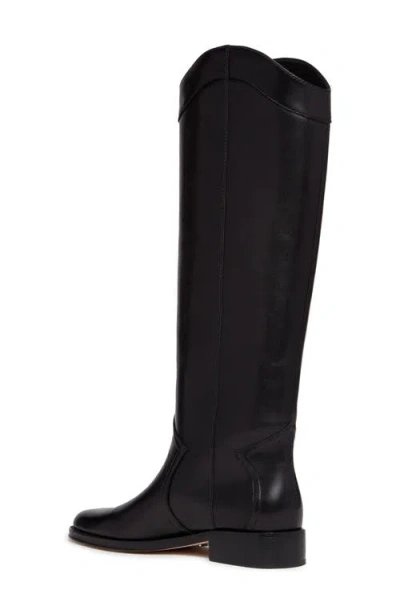 Paige Raina Knee High Riding Boot In Black