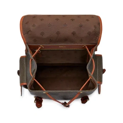 Mulberry Heritage Eco Scotchgrain Backpack In Mole-cognac