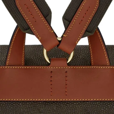 Mulberry Heritage Eco Scotchgrain Backpack In Mole-cognac
