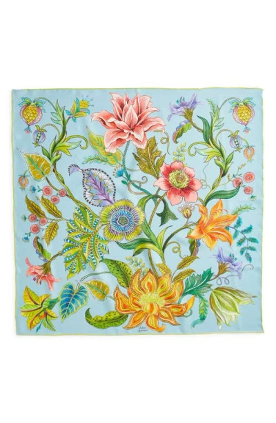 Echo Sunkissed Silk Square Scarf In Sky Blue