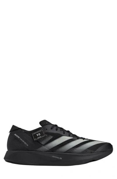 Y-3 Adizero Adios Pro In Black/black/off White