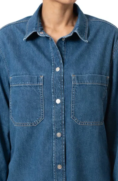 Mavi Jeans Alesta Denim Button-up Shirt In Dark Classic Blue