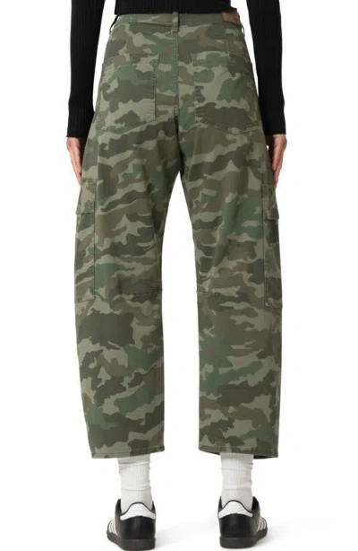 Mavi Jeans Vinnie Camo Ankle Cargo Pants In Khaki Camo Twill