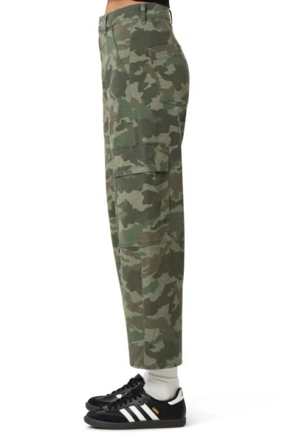Mavi Jeans Vinnie Camo Ankle Cargo Pants In Khaki Camo Twill