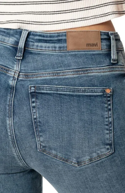 Mavi Jeans Kendra High Waist Straight Leg Jeans In Light Used Flex Blue