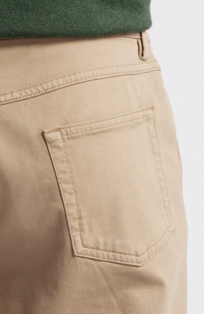 Brooks Brothers The Richmond Five-pocket Straight Leg Pants In Khaki