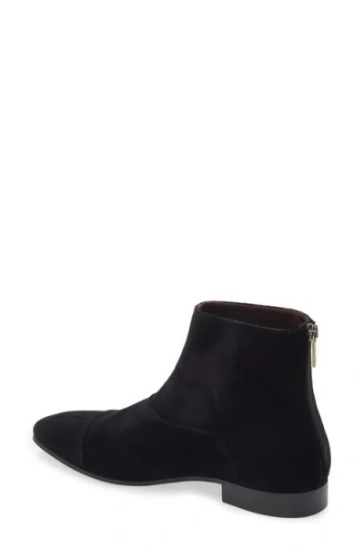 Mezlan Cap Toe Boot In Black