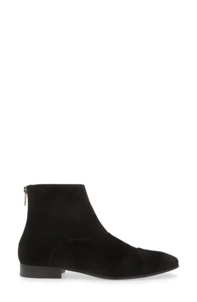 Mezlan Cap Toe Boot In Black