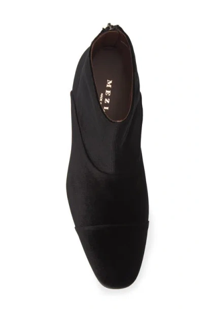 Mezlan Cap Toe Boot In Black