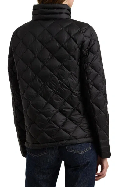 Ralph Lauren Lauren  Soft Quilted Down Packable Jacket In Black