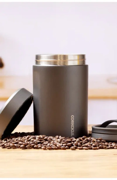 Corkcicle Keep Fresh Coffee Canister In Ceramic Slate
