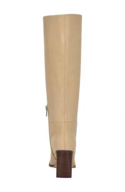 Calvin Klein Dawna Knee High Boot In Light Natural