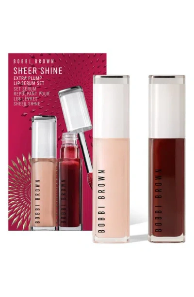 Shop Bobbi Brown Sheer Shine Extra Plump Hydrating Lip Oil Gift Set $78 Value In No Color