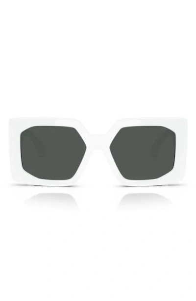 Versace E4478u Square Sunglasses In White