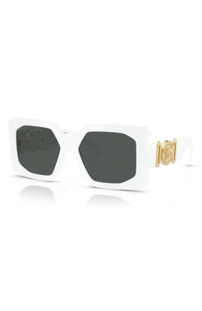 Versace E4478u Square Sunglasses In White