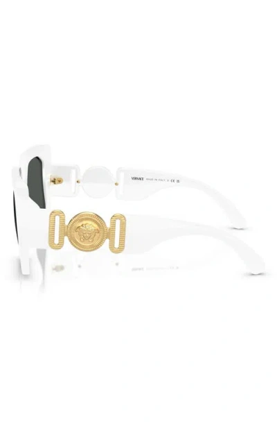 Versace E4478u Square Sunglasses In White