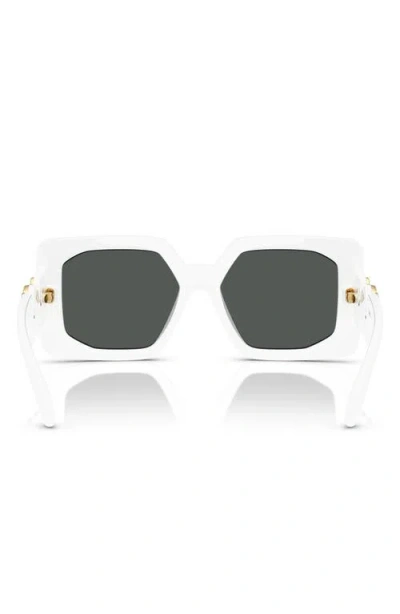 Versace E4478u Square Sunglasses In White