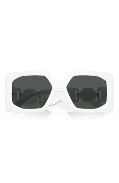Versace E4478u Square Sunglasses In White