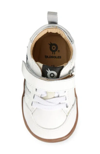 Old Soles Kids' 8072 Wos Ground Sneaker In Snow/silver/black