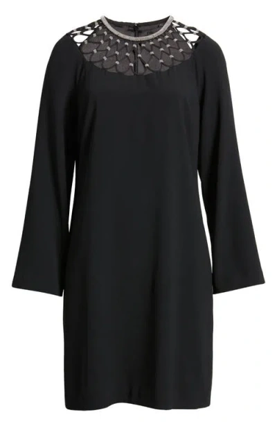 Kobi Halperin Alby Chain-embellished Shift Dress In Black