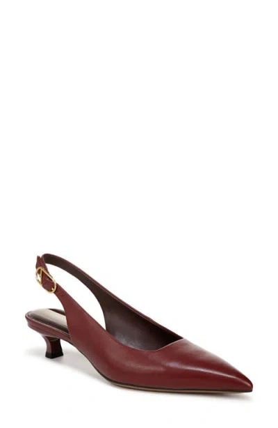 Shop Franco Sarto Marlow Slingback Kitten Heel Pump In Red