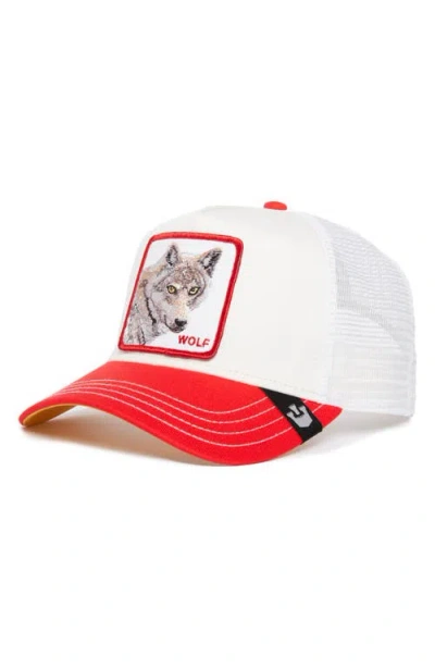 Shop Goorin Bros . The Wolf Trucker Hat In White