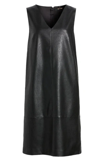Kobi Halperin Graylen Sleeveless Vegan Leather Dress In Black