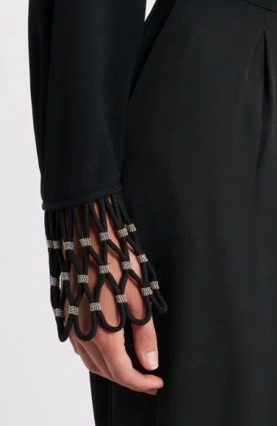 Kobi Halperin Chain Net Trim Top In Black