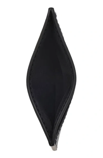 Marc Jacobs Black Card-holder With Embossed Logo In Leather Woman In Black