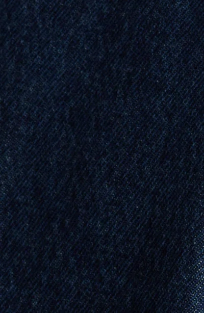Hidden Jeans Classic Denim Trench Coat In Dark Wash
