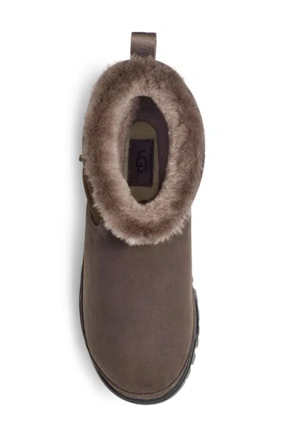 Shop Ugg(r) Heritage Trailgazer Waterproof Genuine Shearling & Wool Boot In Thunder Cloud