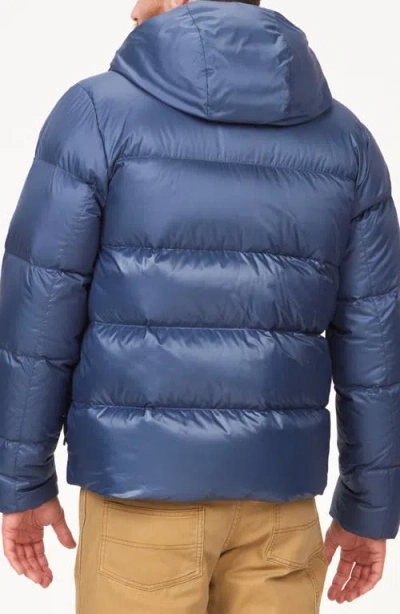 Marmot Men's Guides Quilted Full-zip Hooded Down Jacket In Storm