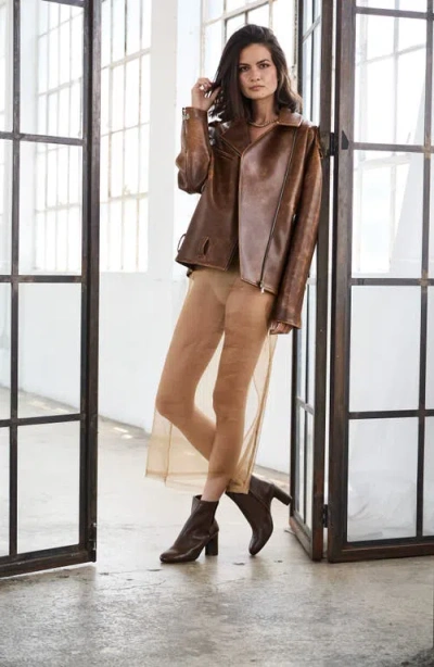 Linea Paolo Wylda Bootie In Chocolate Brown