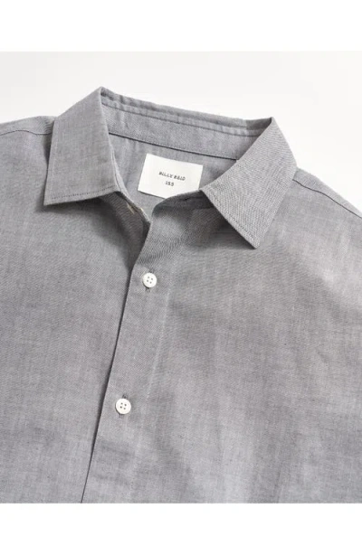 Billy Reid Oxford Hutcheson Dress Shirt In Light Grey