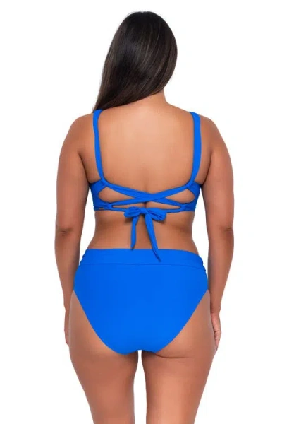 Sunsets Elsie Top In Electric Blue