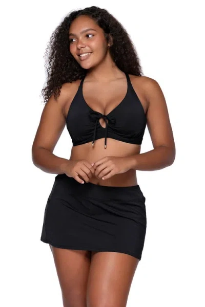 Sunsets Kauai Keyhole Bikini Swimsuit Top In Black