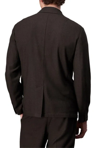 Rag & Bone Achilles Flannel Wool-blend Blazer In Brown