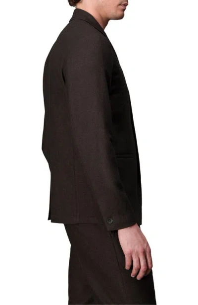 Rag & Bone Achilles Flannel Wool-blend Blazer In Brown
