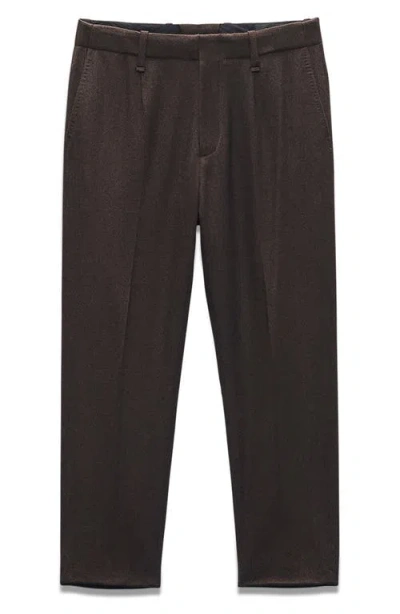 Rag & Bone Lennox Flannel Pants In Brown