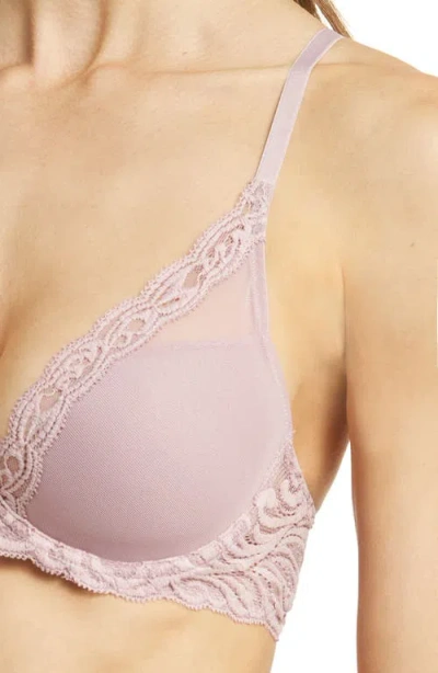Natori Feathers Plunge T-shirt Bra In Antique